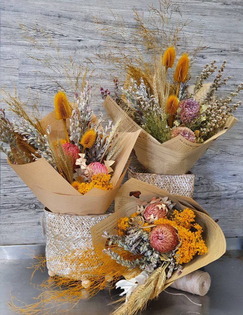 Dried Bouquets Blossoms of Tweed Banora Florist