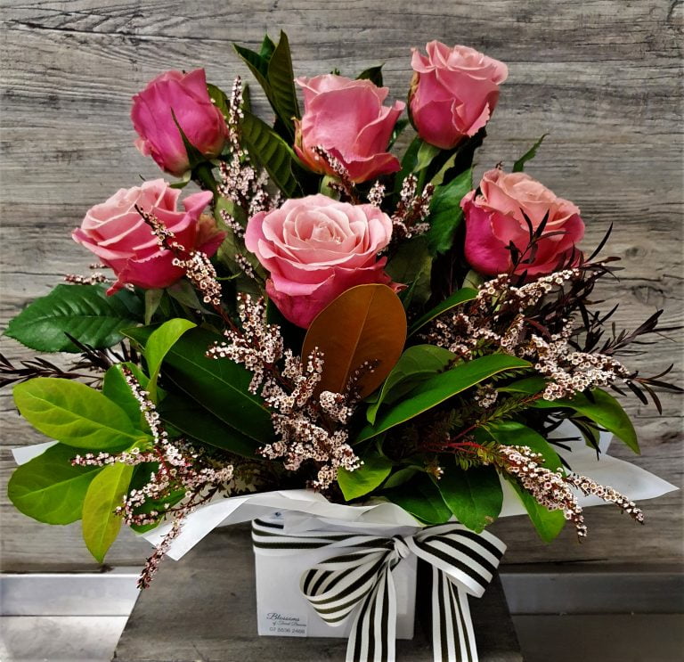 Lush Rose Box Flower Deliveries Online