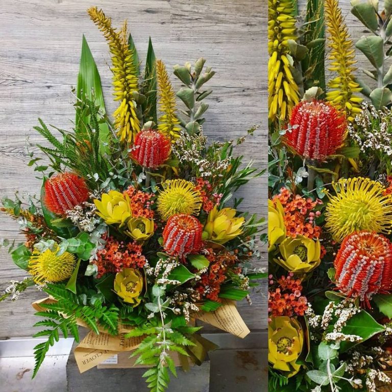Native Arrangement Large Modern Blossoms of Tweed Banora Florist