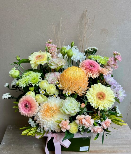 Pretty Pastels Seasonal Box Arrangement