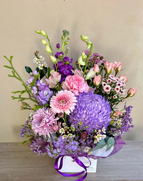 Pretty Garden Box in Purples, mauve and pinks - Image 8