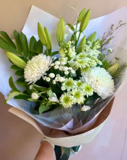 Classic White and Green Bouquet